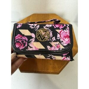 Macbeth Collection‎ Margaret Josephs Floral Travel Jewelry Organizer Roll Case